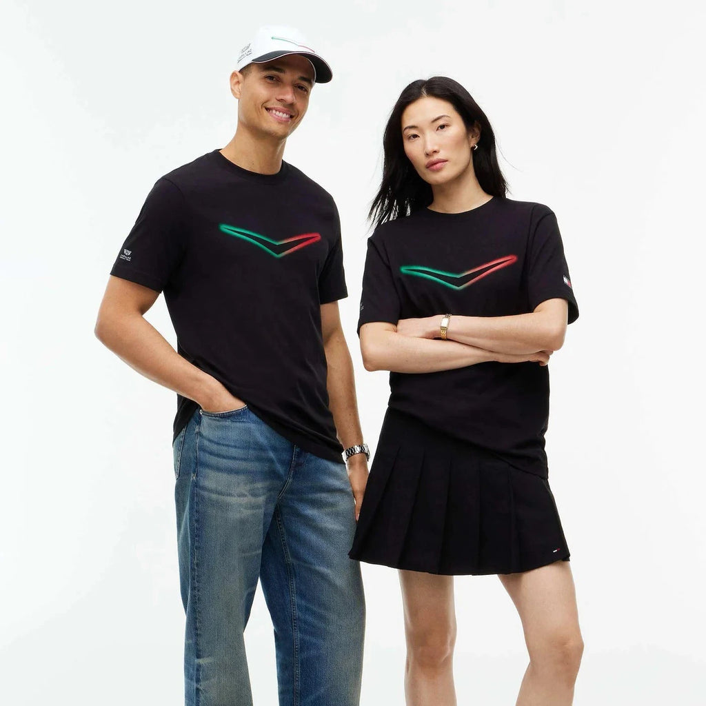 Playera Negra Cadillac F1 Team Logo de Chevron México GP 2026