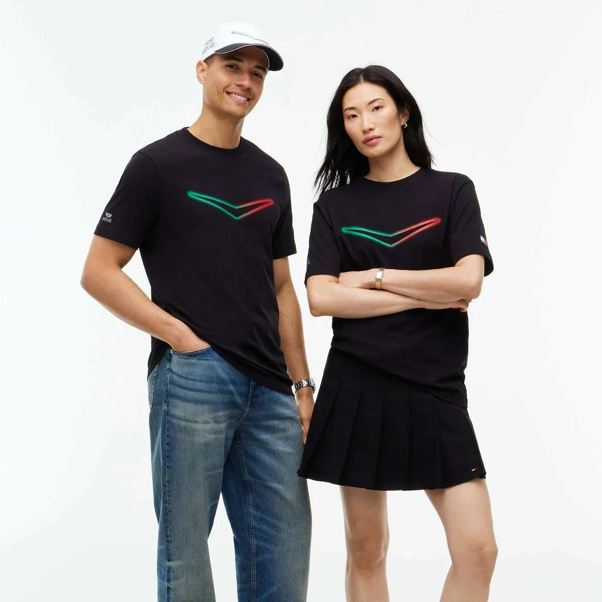 Playera Negra Cadillac F1 Team Logo de Chevron México GP 2026