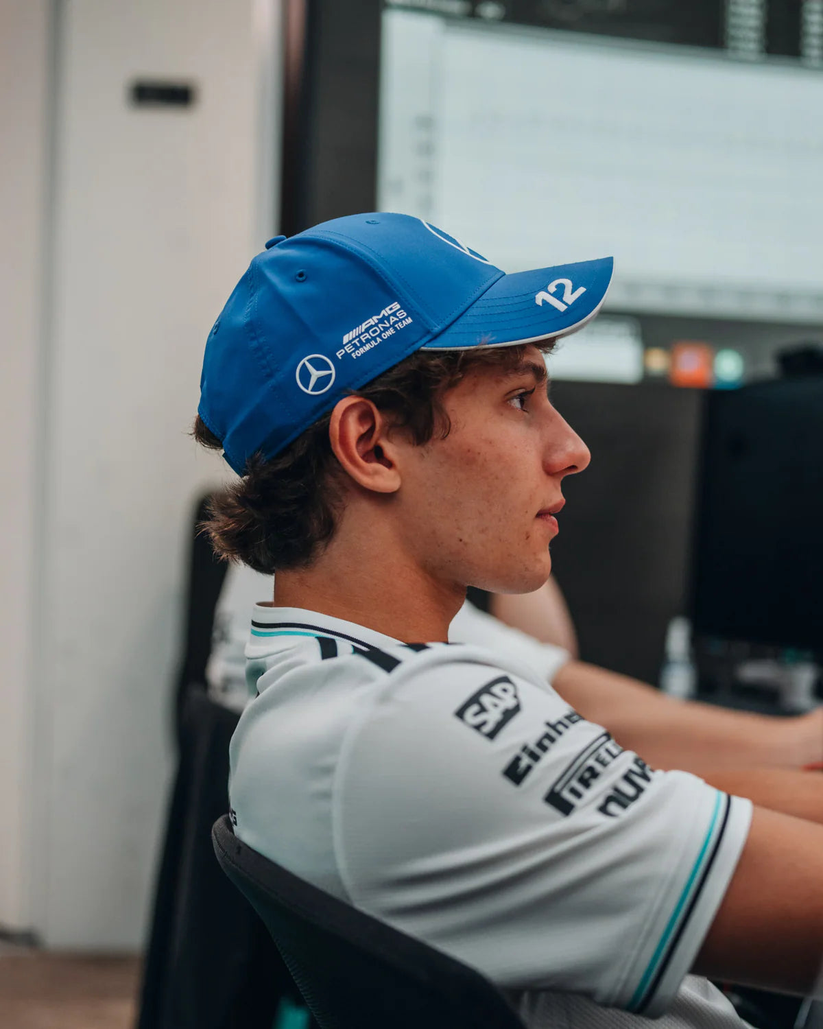 Gorra Kimi Antonelli Mercedes Amg Petronas F1 Team 2025