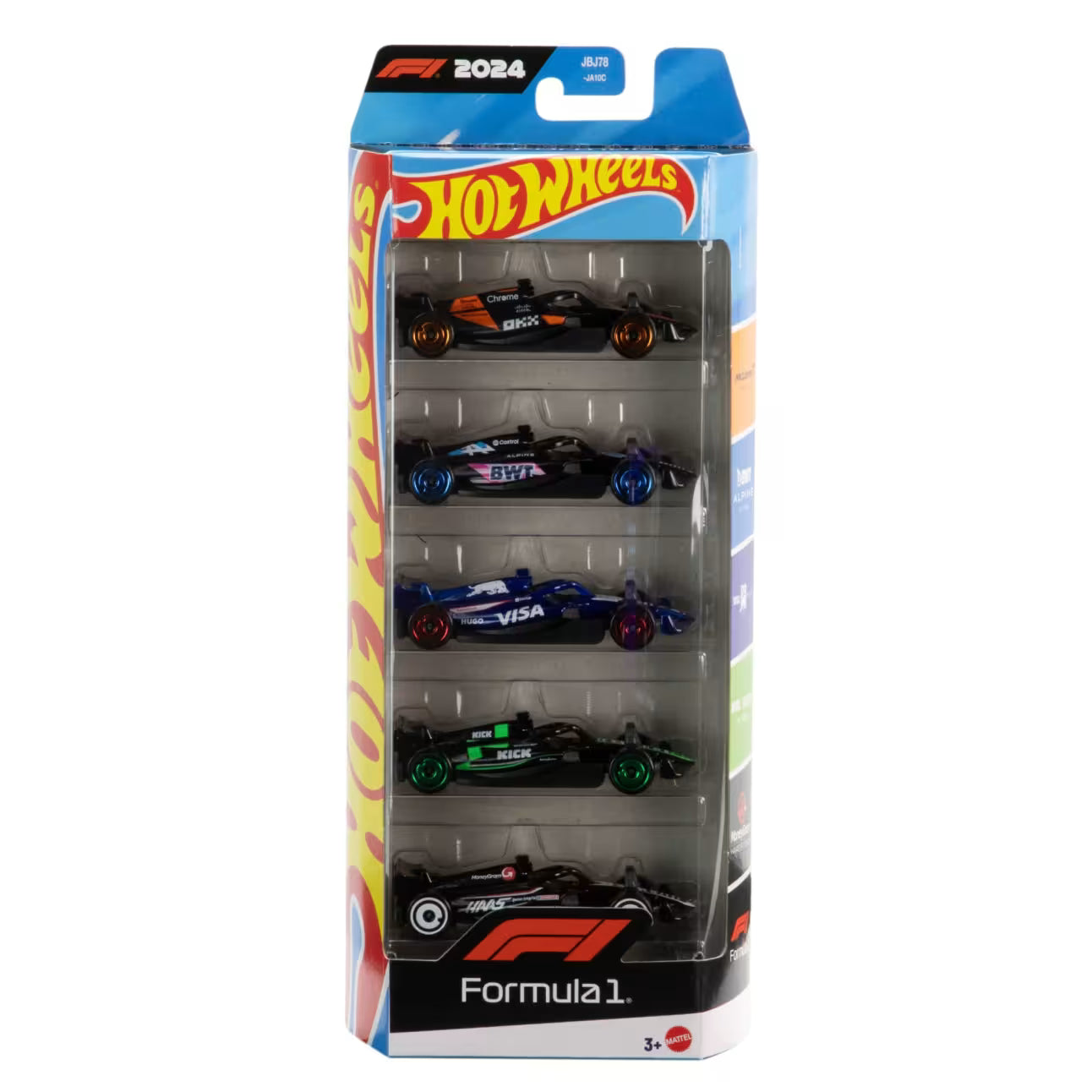 Hot Wheels Fórmula 1 2024 Pack 5