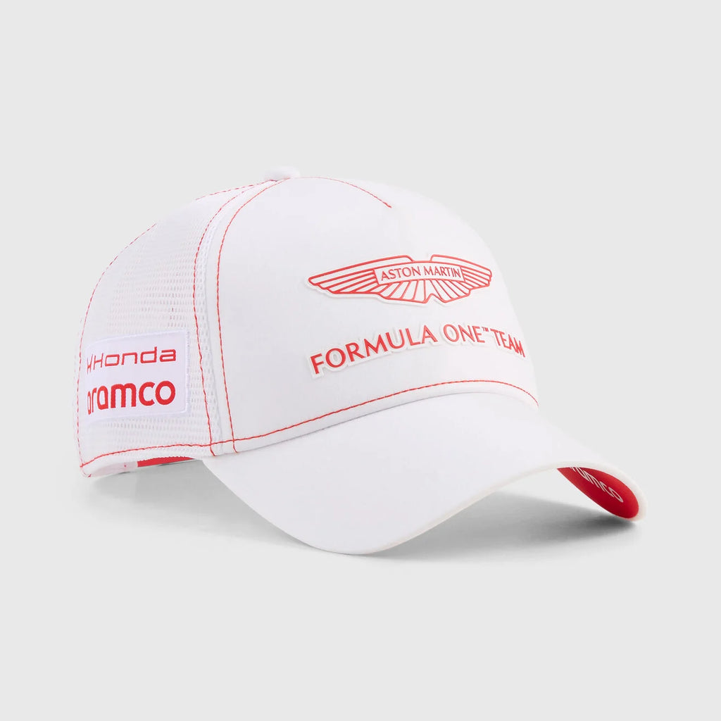 Gorra Lance Stroll Aston Martin F1 Team Edición Canadá 2026 Blanca | Oficial