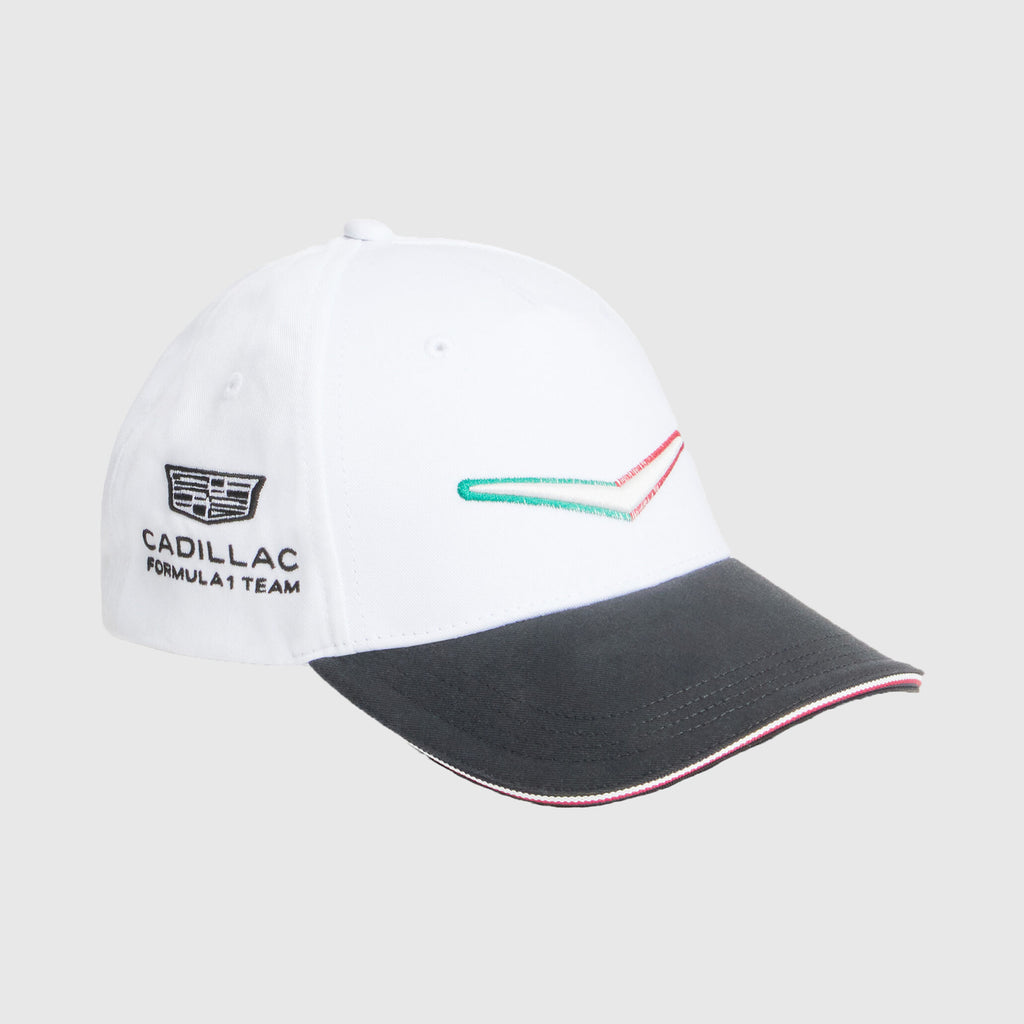 Gorra Cadillac F1 Team Mexico Gp 2026 Chevron Blanca