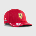 Gorra Ferrari Charles Leclerc Oficial 2025
