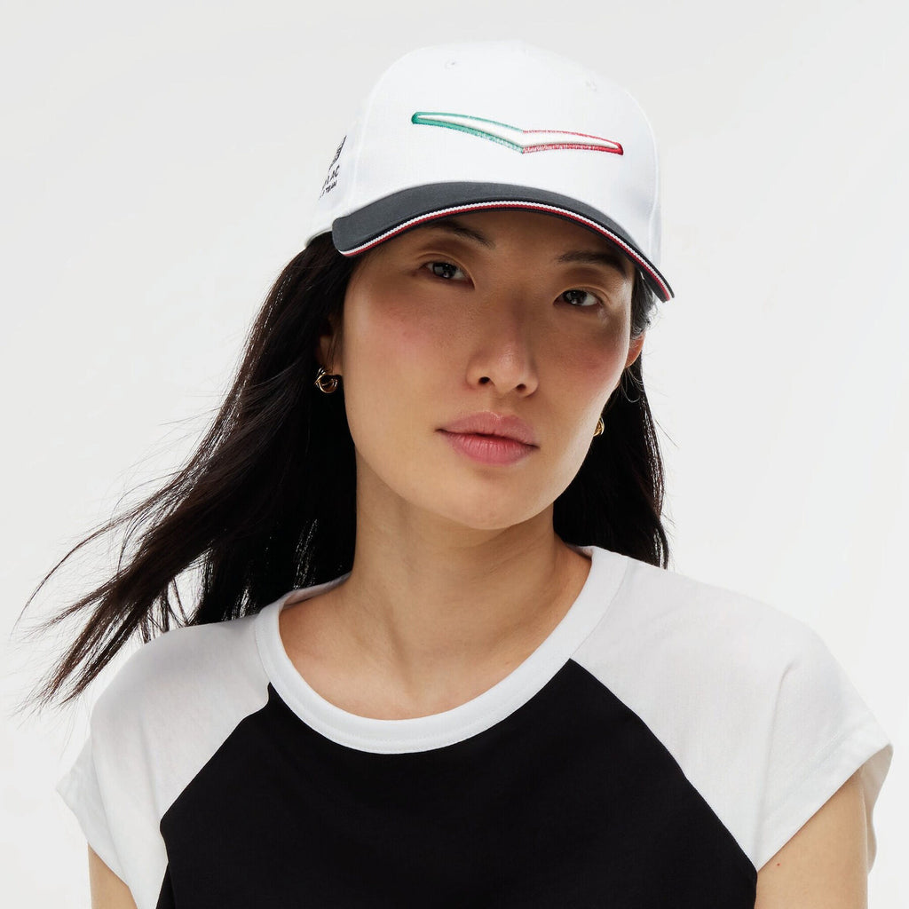 Gorra Cadillac F1 Team Mexico Gp 2026 Chevron Blanca