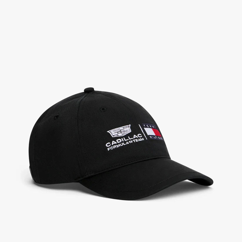 Gorra Cadillac F1 Team x Tommy Hilfiger Negra Oficial 2026