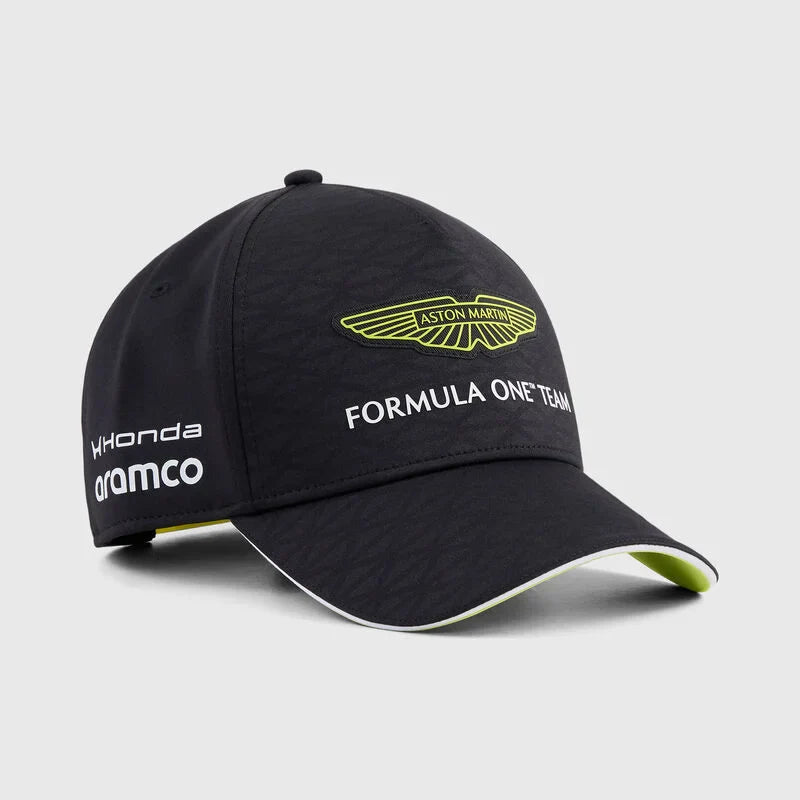 Gorra Negra Aston Martin F1 Team Oficial 2026