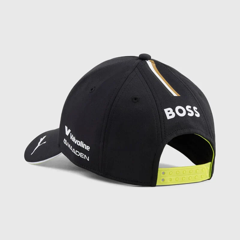 Gorra Negra Aston Martin F1 Team Oficial 2026