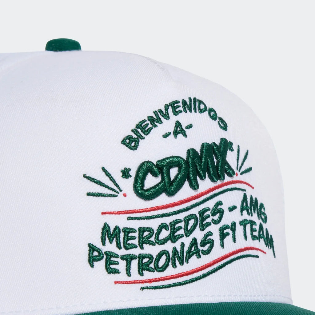 Gorra Blanca Gp México Mercedes Amg Petronas 2026