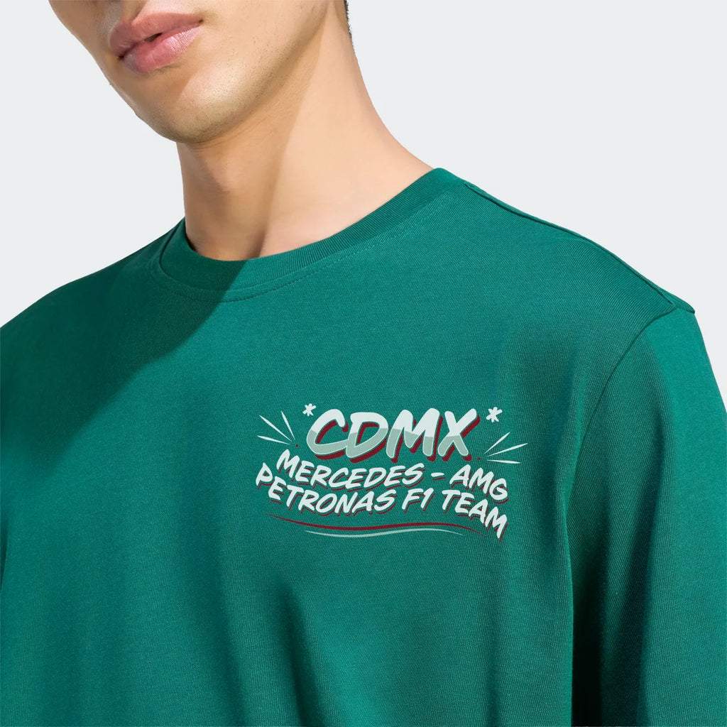Playera Verde México Gp Mercedes Amg Petronas F1 Team 2026