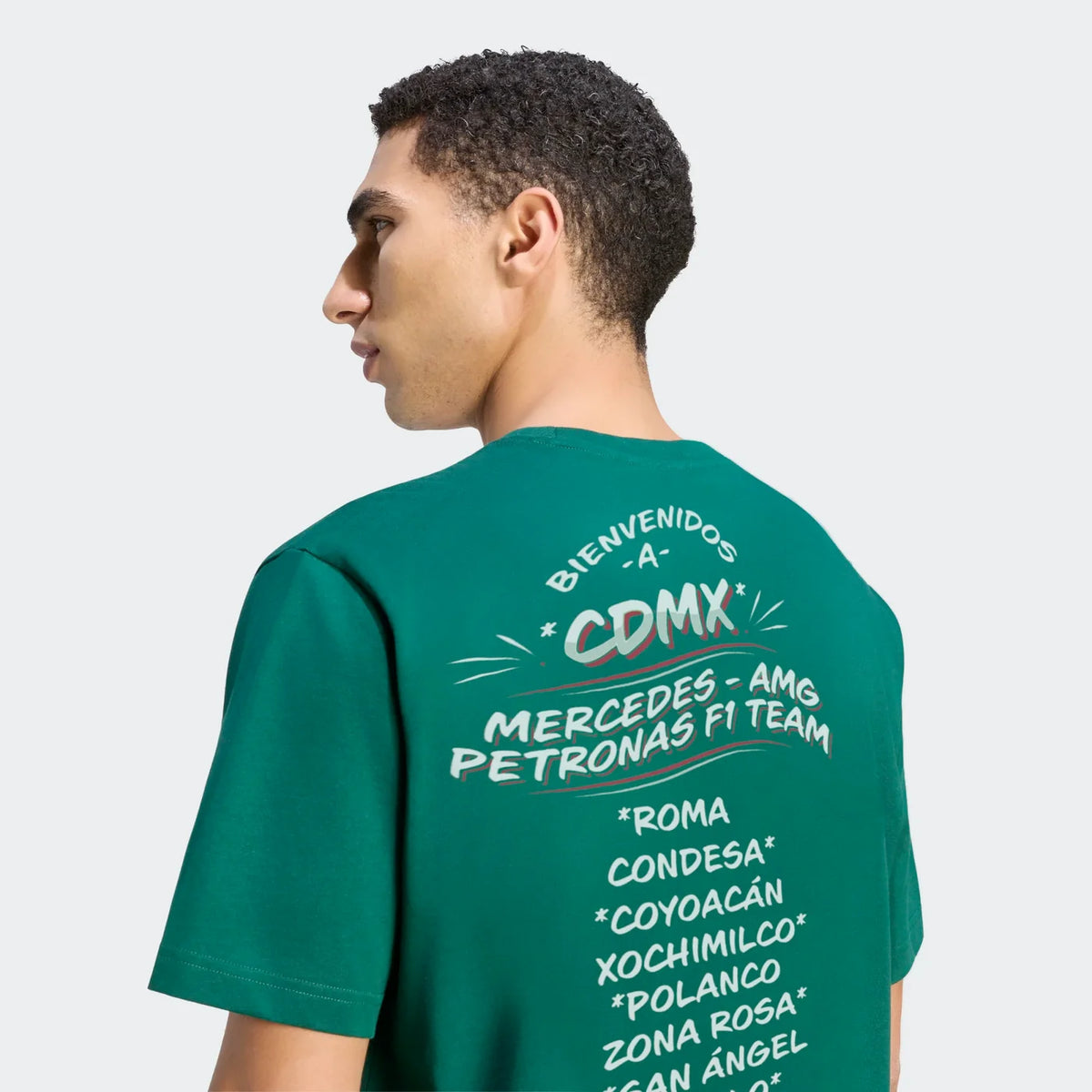 Playera Verde México Gp Mercedes Amg Petronas F1 Team 2026