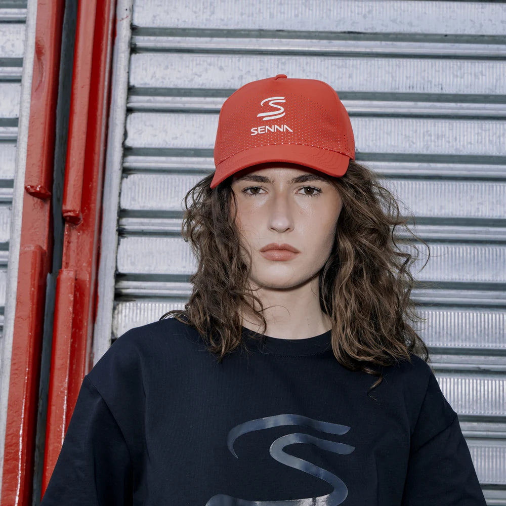 Gorra roja Ayrton Senna