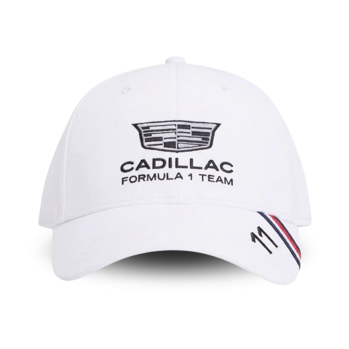 Gorra Blanca Checo Perez Cadillac F1 Team 2026