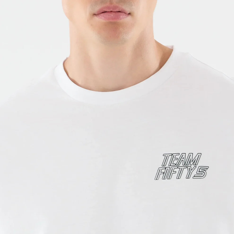 Playera Carlos Sainz Team Fifty5 México GP 2026 Blanca