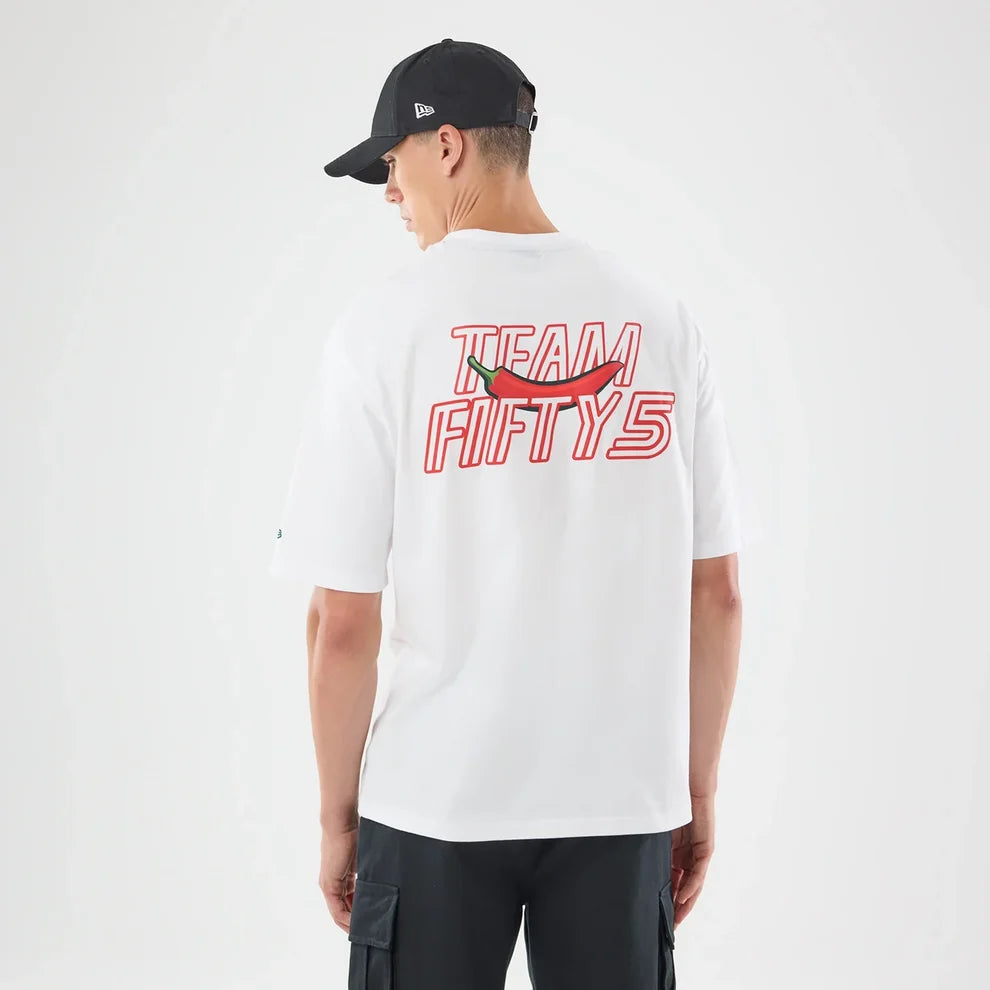 Playera Carlos Sainz Team Fifty5 México GP 2026 Blanca