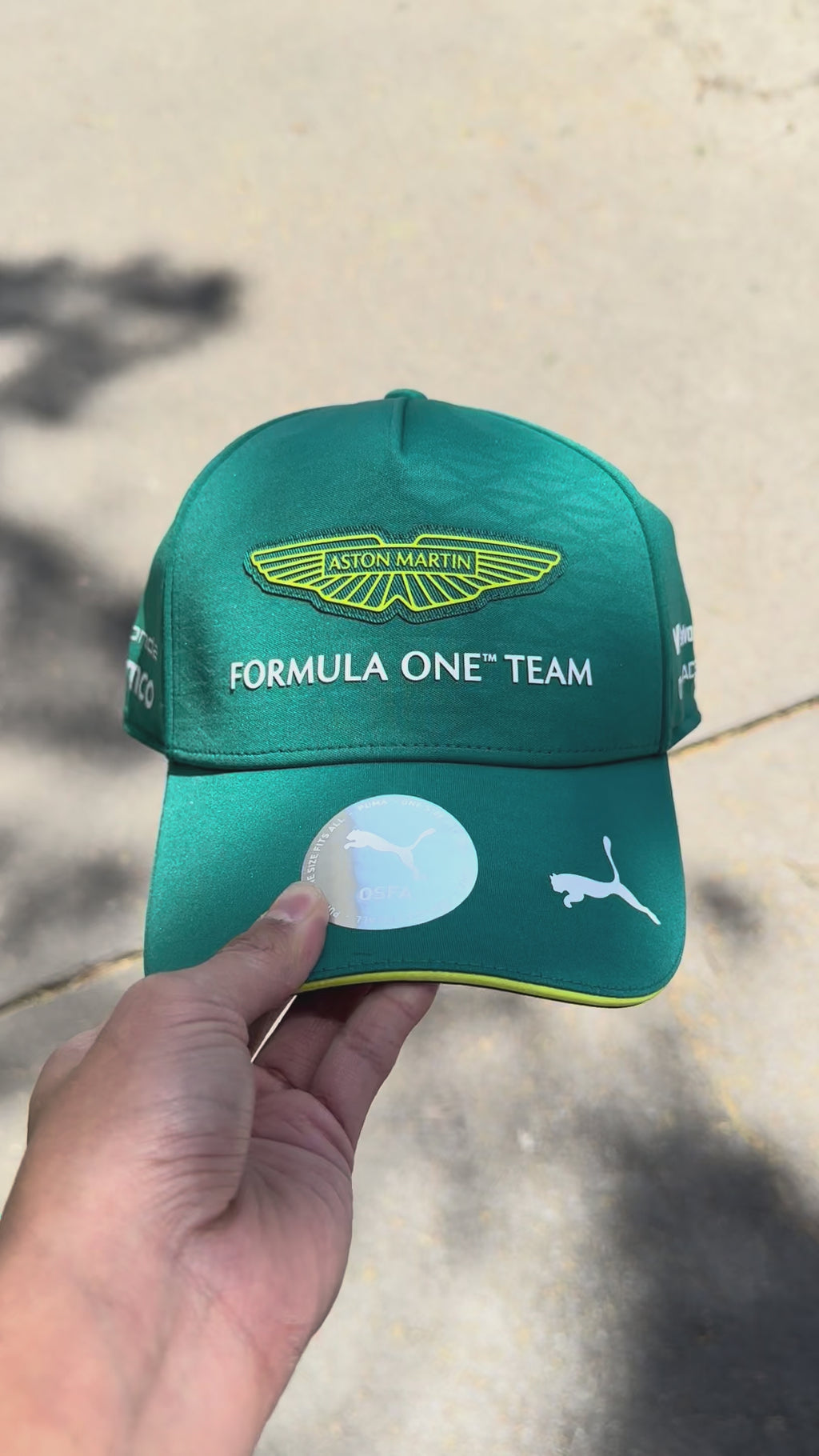 Gorra Verde Aston Martin F1 2026