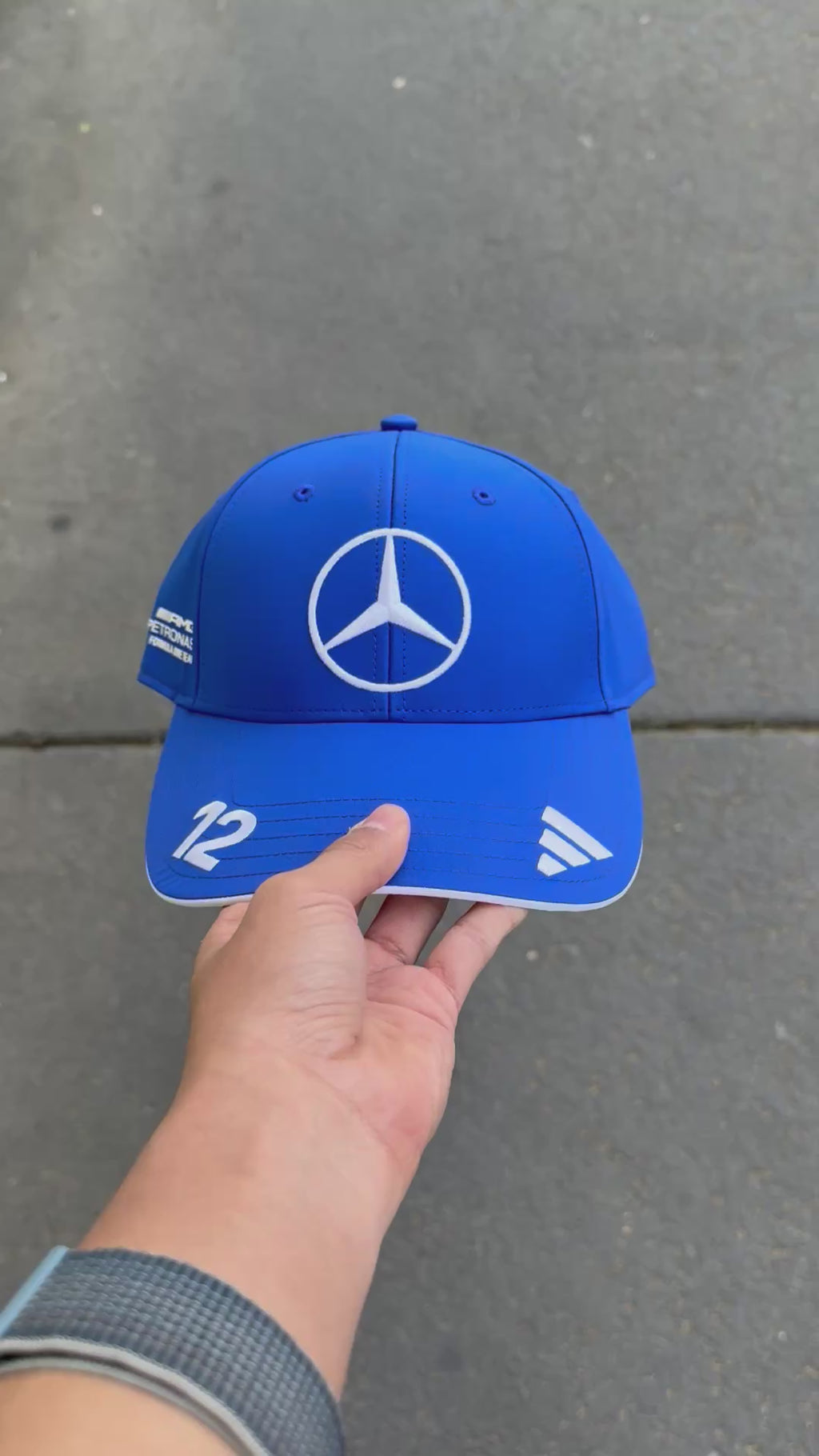 Gorra Kimi Antonelli Mercedes Amg Petronas F1 Team 2025