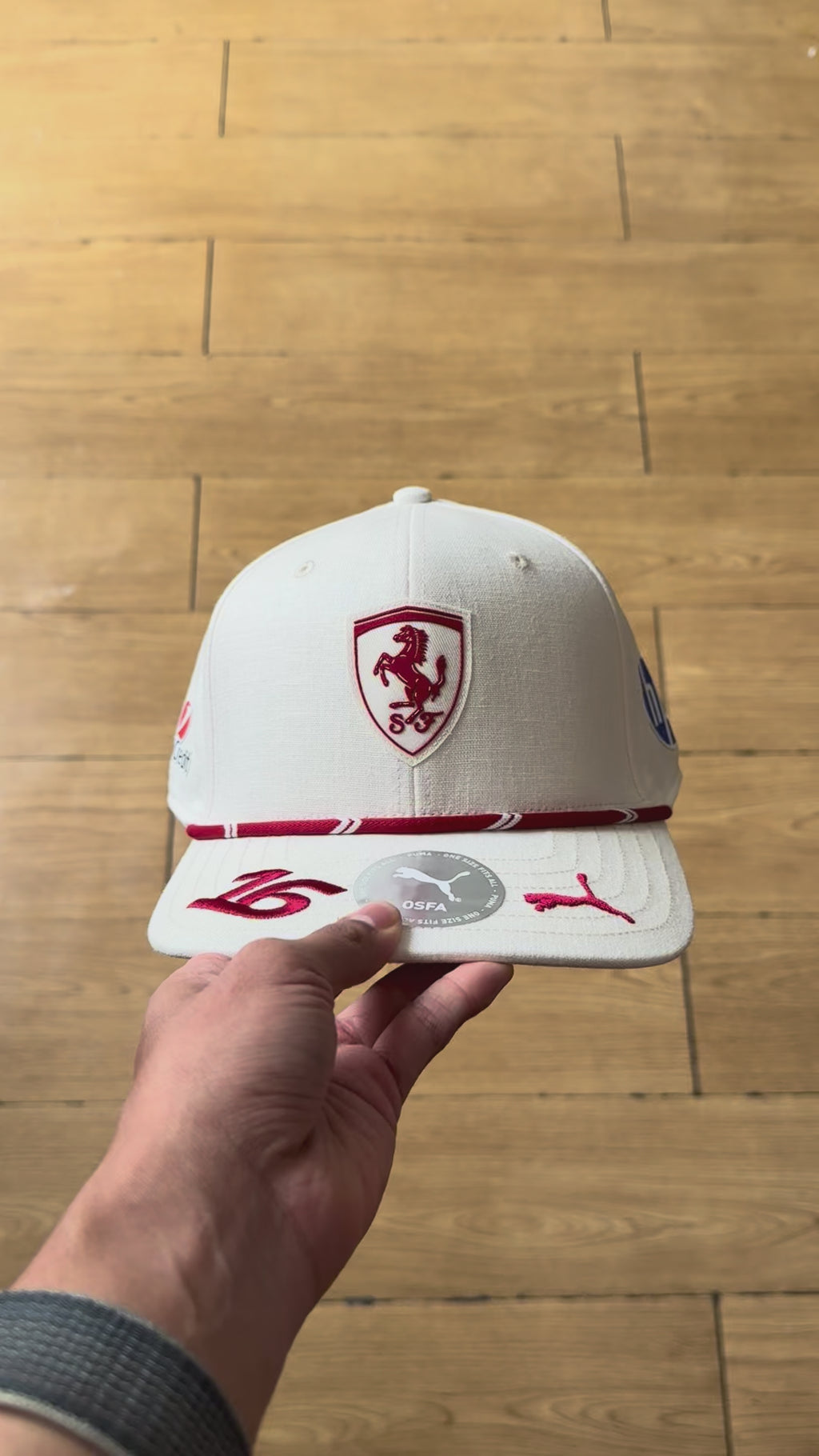 Gorra Charles Leclerc Ferrari Monaco Gp 2026