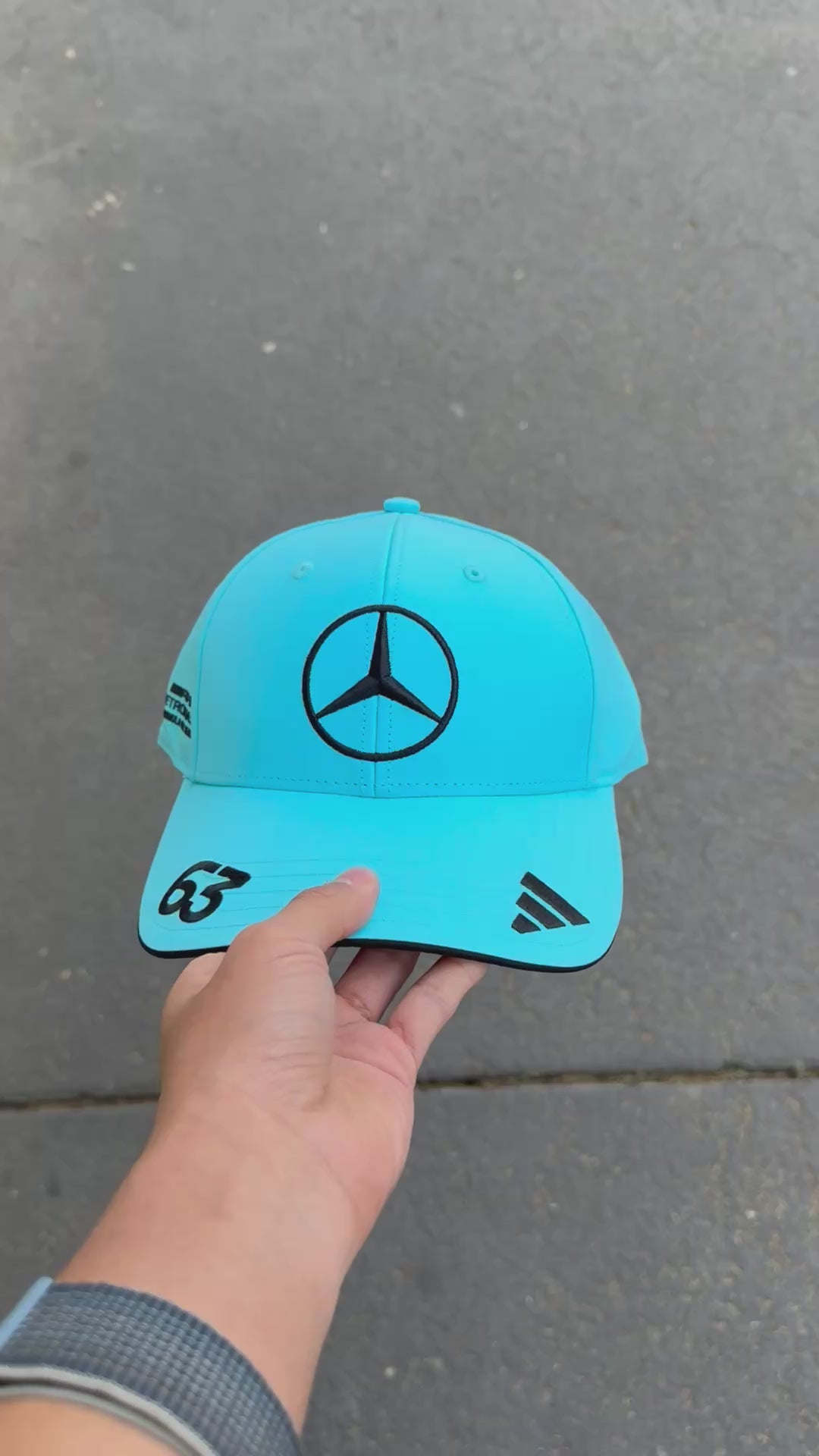 Gorra Oficial Mercedes Amg Petronas Russell 2025