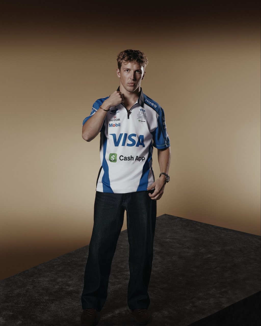 Playera Polo Visa Cash App Racing Bulls F1 Team x HUGO 2026