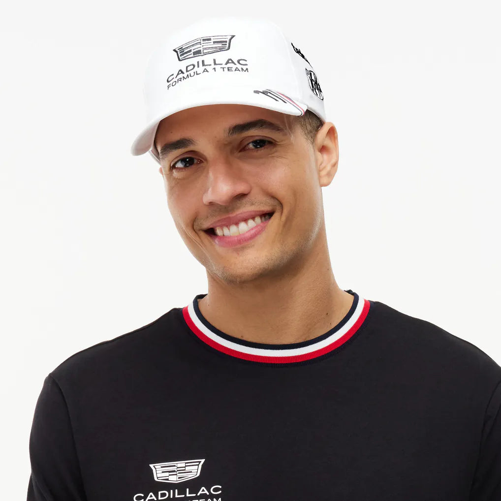 Gorra Blanca Checo Perez TH x Cadillac F1 Team Temporada 2026